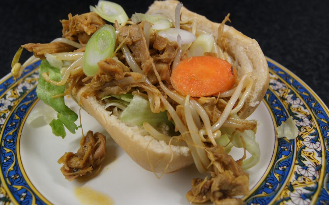 Pulled turkey rendang