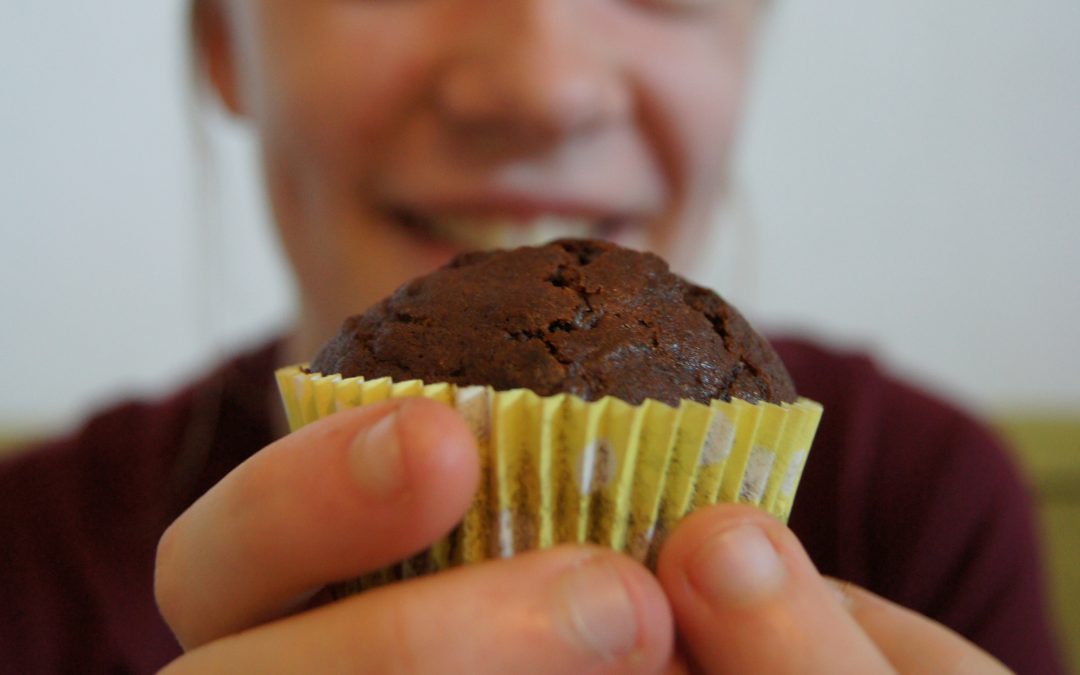 Bananenmuffins met chocola