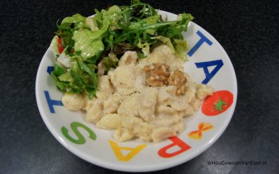Pasta met walnotensaus