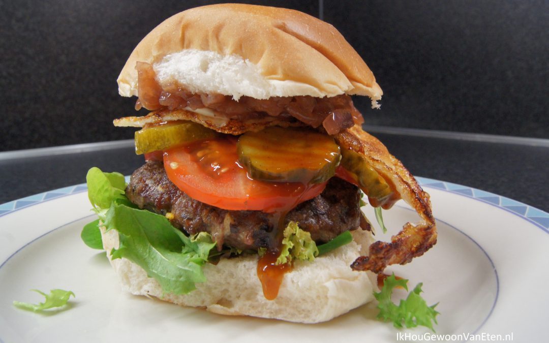 Zelfgemaakte hamburgers