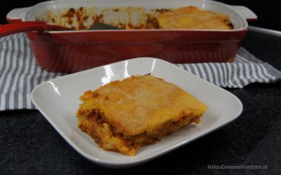 Polenta-lasagne van Nigella