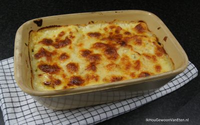 Lasagne met schorseneren