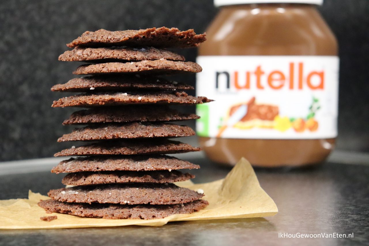 Nutella koekjes Ik hou gewoon van eten